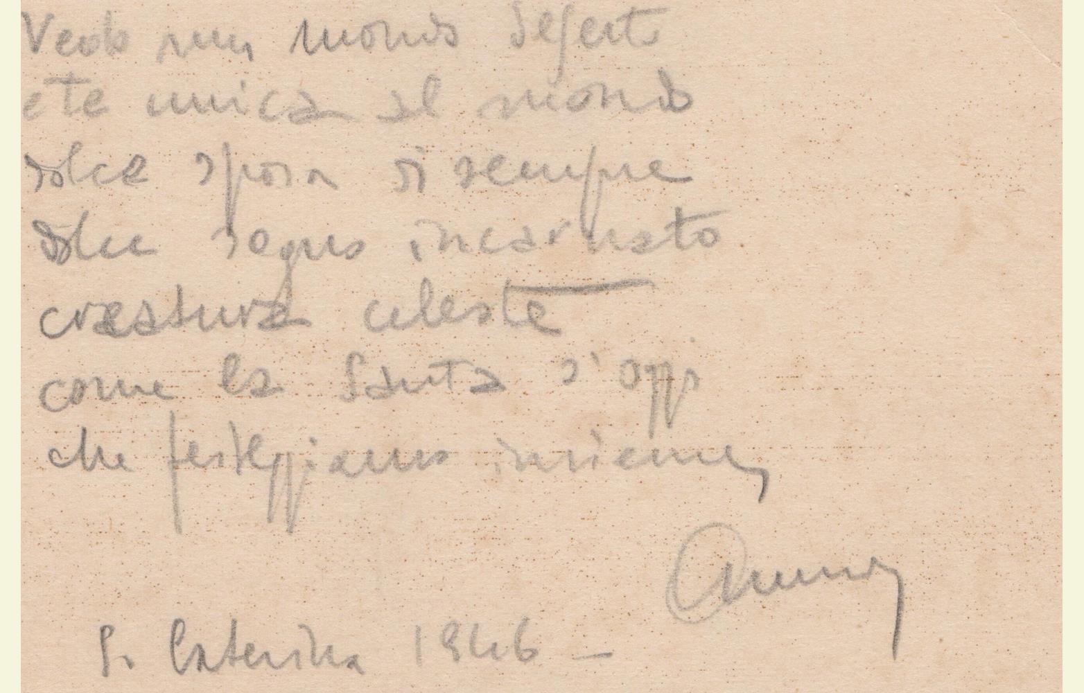 Armando biglietto a Caterina 001