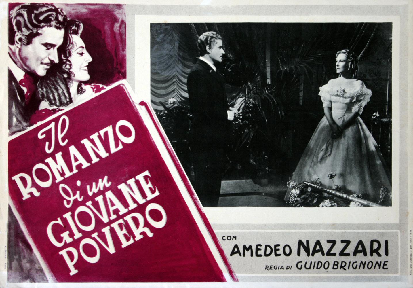 Il romanzo di un giovane povero Manifesto
