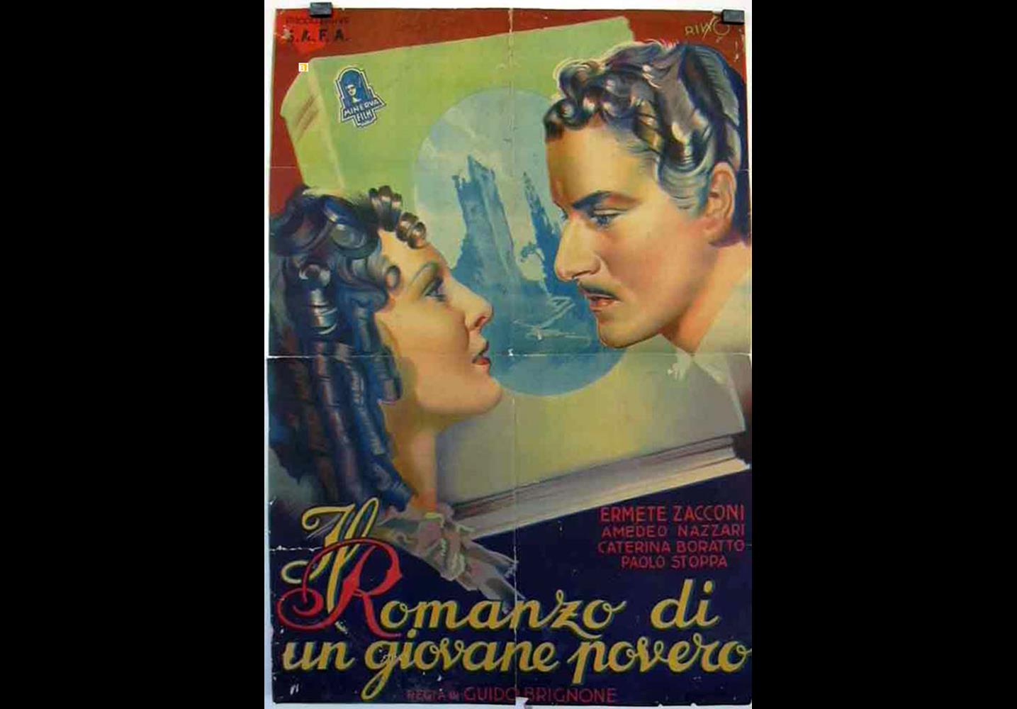 Il romanzo di un giovane povero poster Benito Medela
