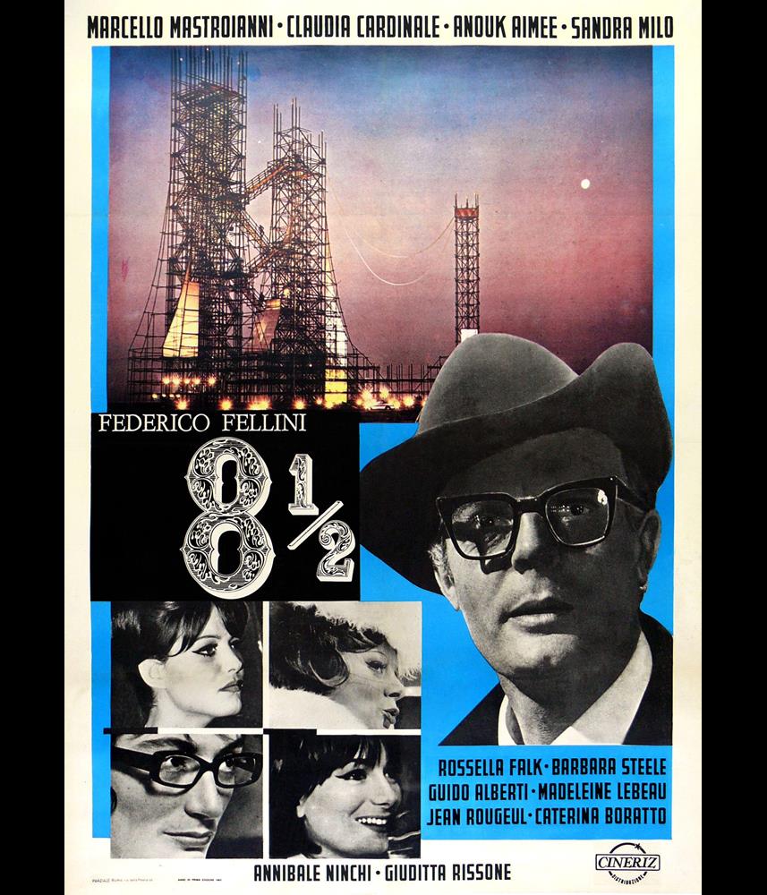 1963 Otto e mezzo Manifesto