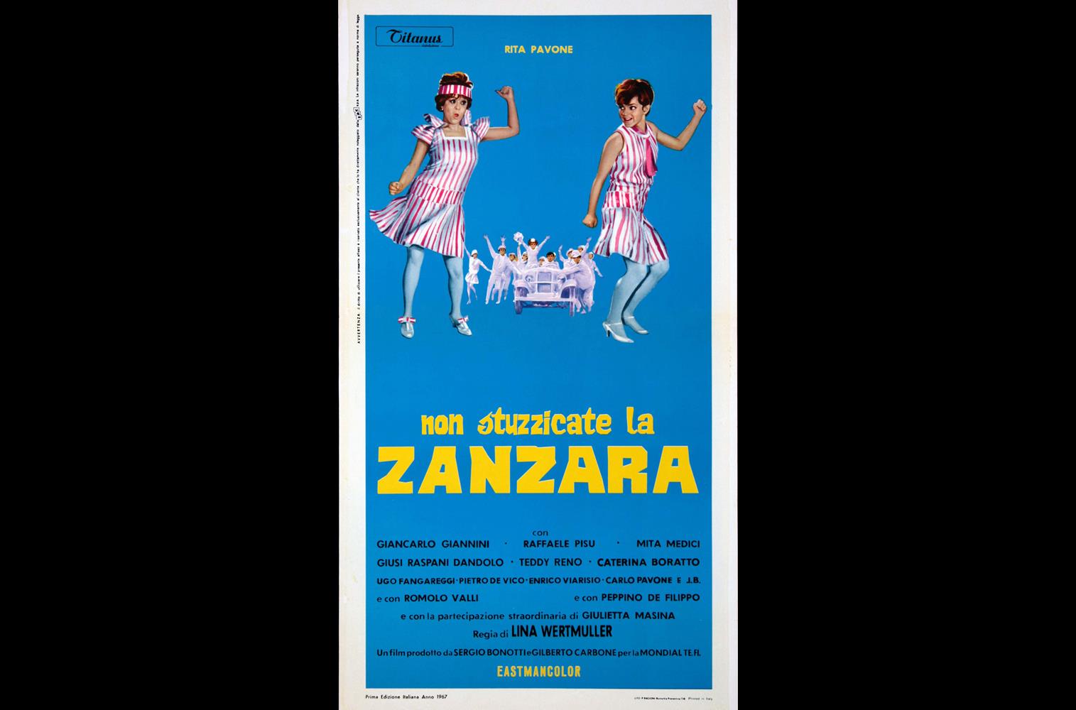 1967 Non stuzzicate la zanzara Manifesto