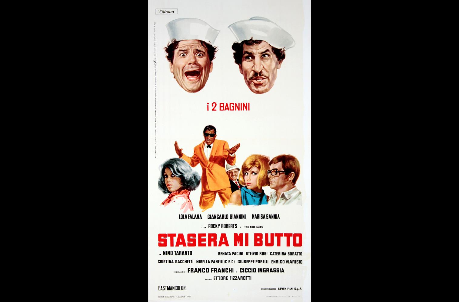 1967 Stasera mi butto Manifesto