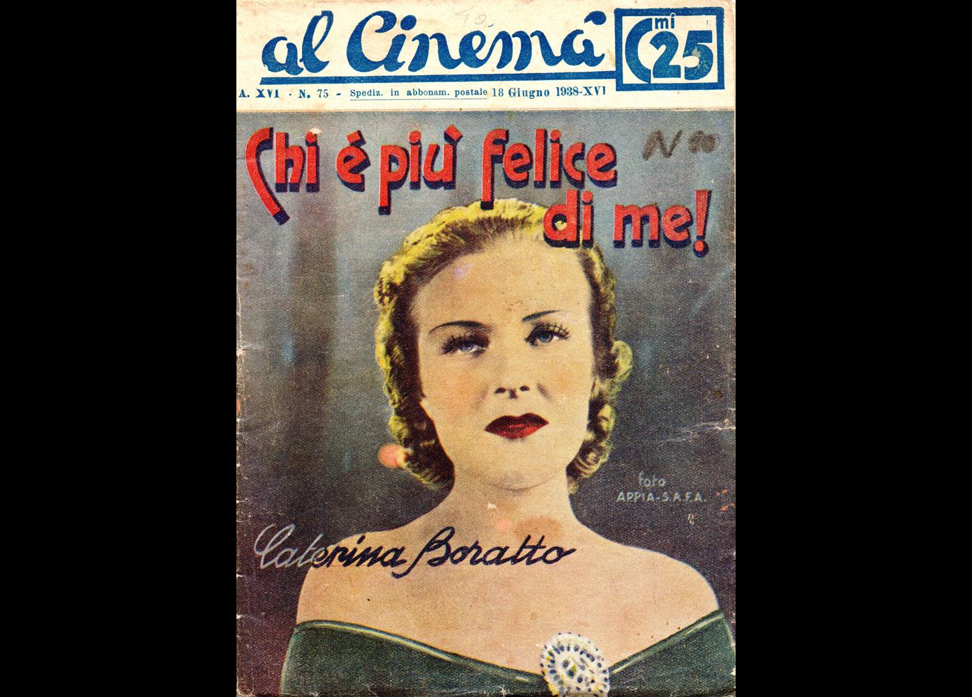 Chi è più felice di me! copertina al Cinemà
